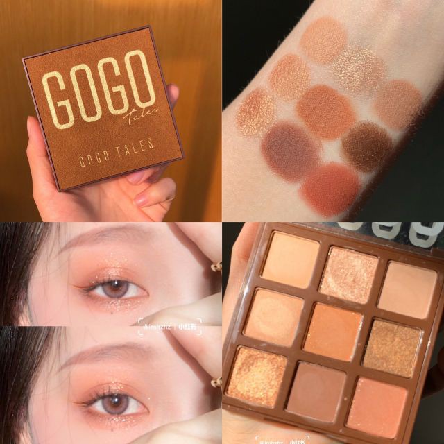 [CHÍNH HÃNG] Bảng phấn mắt GOGO TALES 9 màu Admiring Velvet Eyeshadow