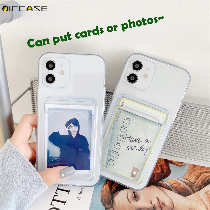 Ốp Điện Thoại TPU Mềm Trong Suốt Có Ngăn Đựng Thẻ Cho OPPO Reno 8Z 7Z 8 7 Lite 8 Z 8 4G 7 4G Pro 7Z 5G Find X5 Lite