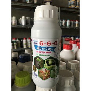 PHÂN BÓN LÁ SIÊU NHÚ ĐỌT 6 - 6 - 6 PHÂN BÓN LÁ CHAI 500ml