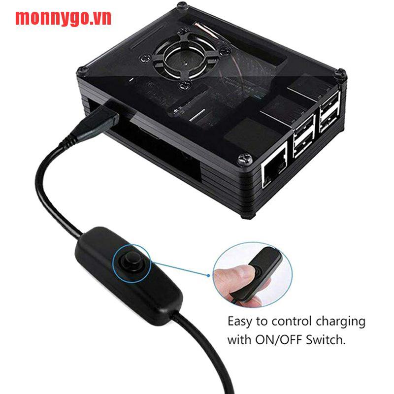 [monnygo]For Raspberry Pi 4 Model B Power Supply Adapter Charger USB Type-C