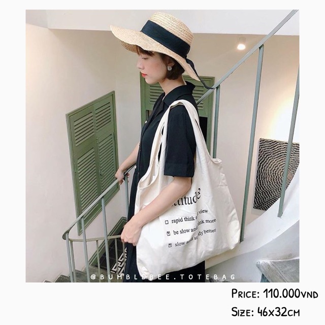 attitude' tote bag
