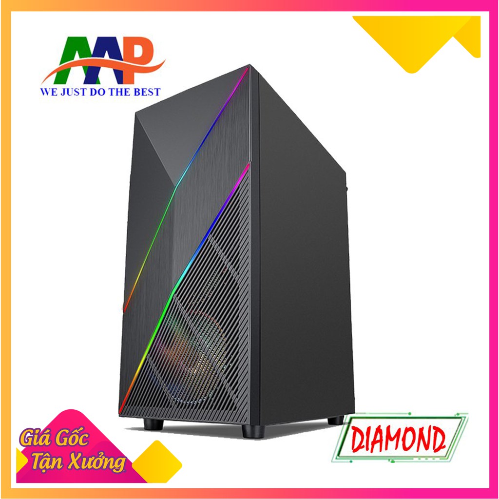Case Máy Tính AAP Diamond GAMING I Mặt Bên Kính Cường Lực