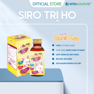 Siro ho Baniikun- 100% thảo dược- chai 90ml