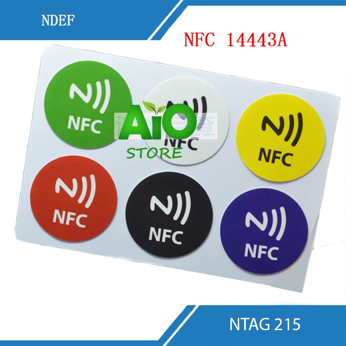 Bộ 6 sticker thẻ NFC / One Piece anti-metal - NXP ntag 215 - Amibo ...