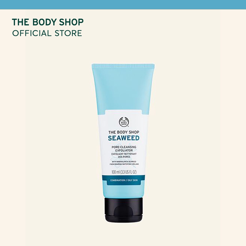 Tẩy tế bào chết cho da mặt The Body Shop Seaweed pore-cleansing facial exfoliator 100ml