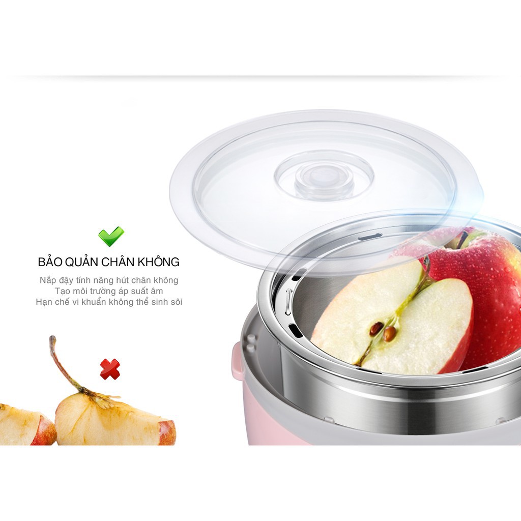 Hộp hâm nóng chân không 2 tầng ArirangLife EL-ALS263 | BigBuy360 - bigbuy360.vn