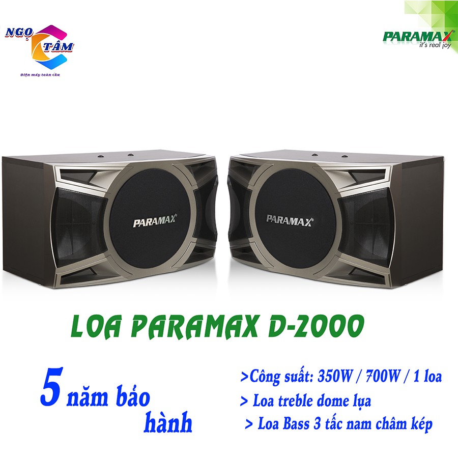 LOA PARAMAX D-2000 New - Hàng Chính Hãng