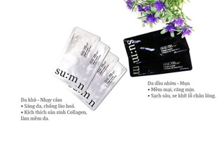 Mặt nạ sủi bọt thải độc Sum 37 (mặt nạ Su:m37 thải độc da)