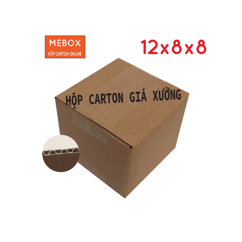 10 hộp carton 12x8x8