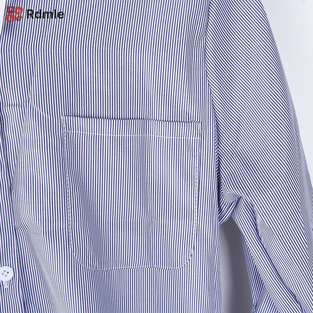 Đầm Sơ Mi Tay Lửng Cài Nút Họa Tiết Kẻ Sọc Thời Trang Xuân Hè Phong Cách Hàn Quốc Cho Nữ