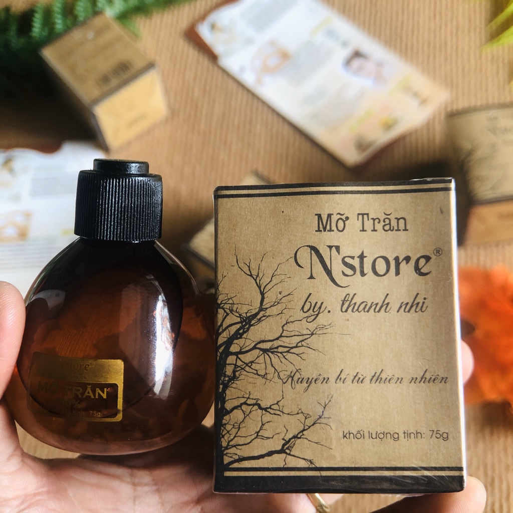 Mỡ Trăn nguyên chất N'store by Thanh nhi[ CHÍNH HÃNG], mỡ trăn gia nhiệt, mỡ trăn triệt lông_75g | BigBuy360 - bigbuy360.vn