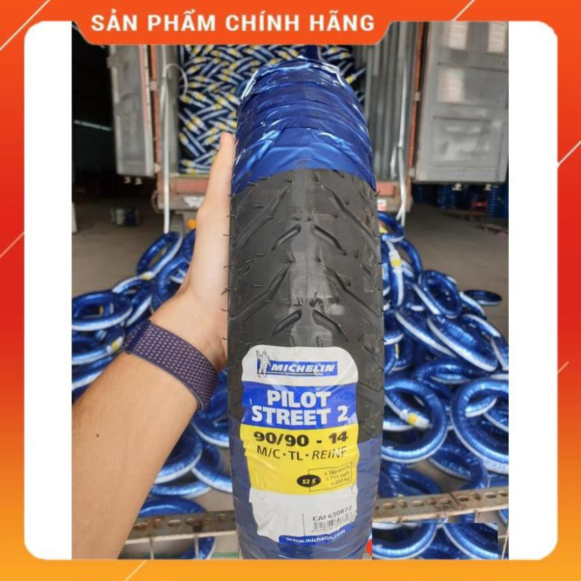 ( Lốp ) Michelin pilot street 90/90-14 ( Vỏ airblade , vario , click , SH mode ) _ Lốp Trung Thành