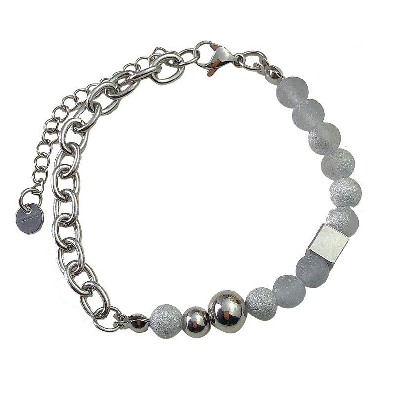 Vòng Tay Dây Xích Bằng Thép Titan Cao Cấp Sang Trọng