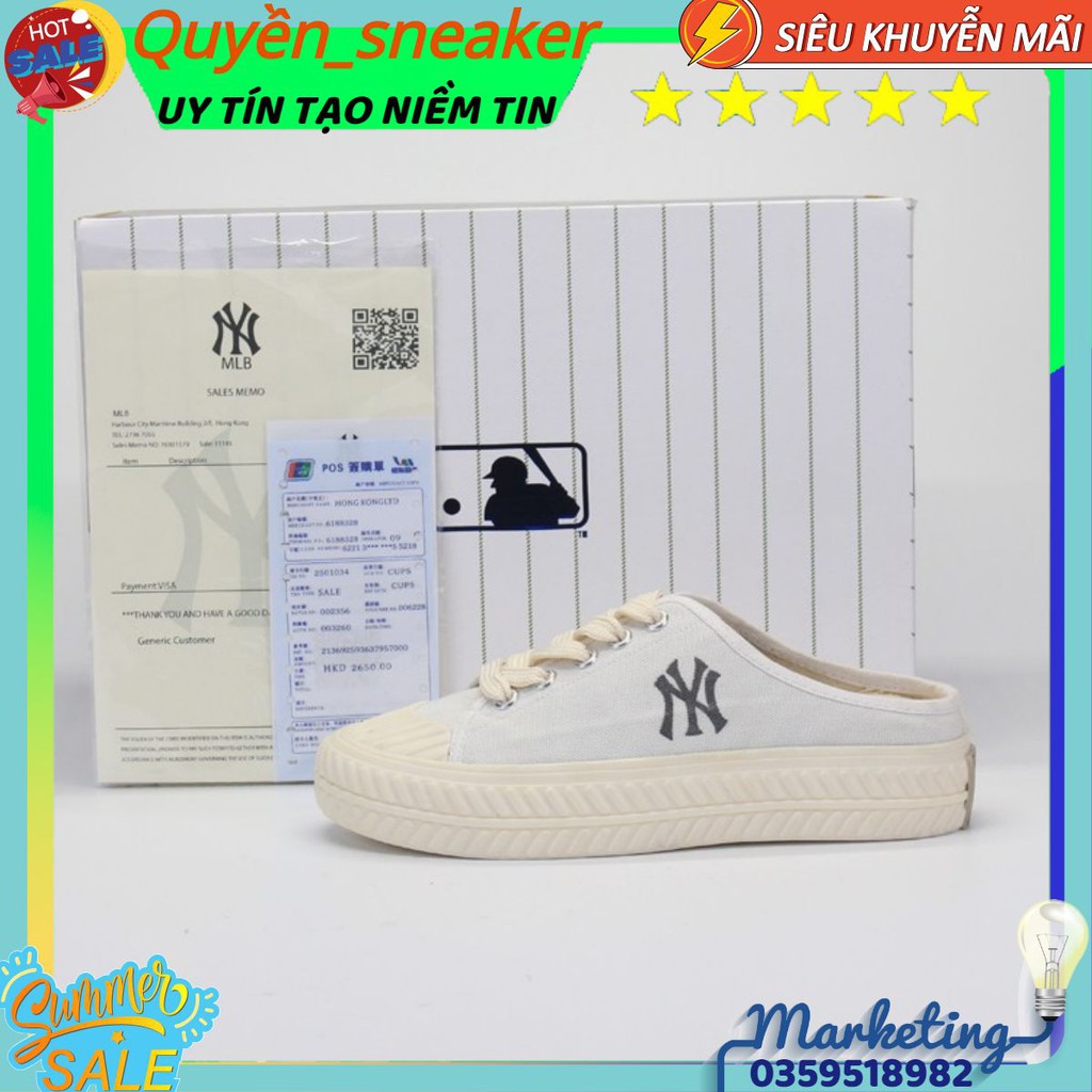 🔥Sục 𝐌𝐋𝐁 đạp gót cao cấp , đạp gót , sục ny trắng LAL1 Quyền_sneaker | BigBuy360 - bigbuy360.vn