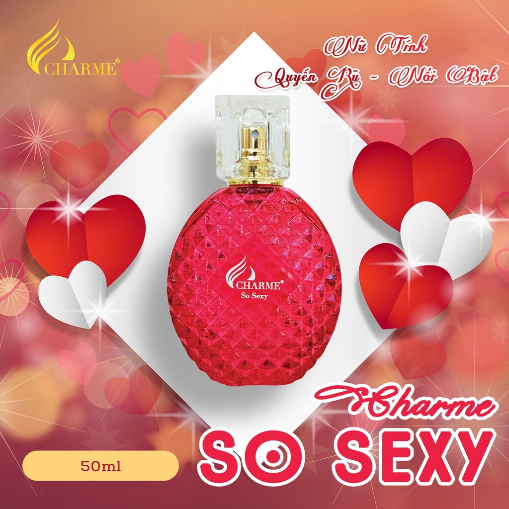 Nước hoa nữ Charme So Sexy 50ml quyến rũ nổi bật lôi cuốn