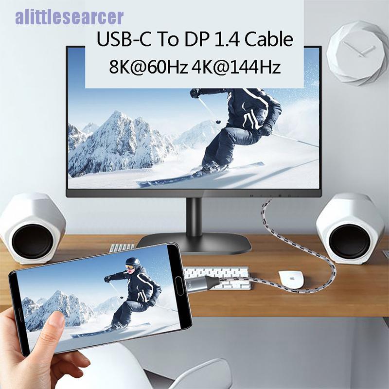 Dây Cáp Chuyển Đổi Usb C Sang Dp1.4 Displayport 8k 30hz 4k 144hz