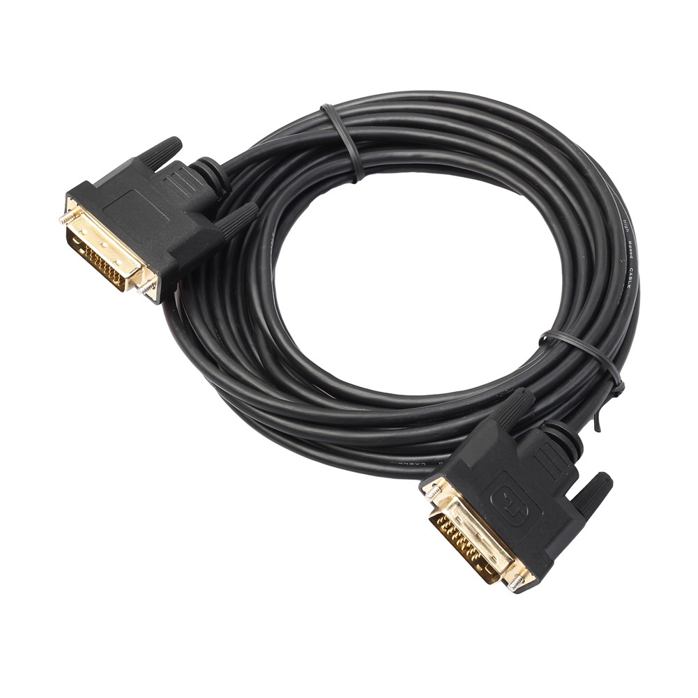 [rem]★Digital Monitor DVI D to DVI-D Gold Male 24+1 Pin Dual Link TV Cable