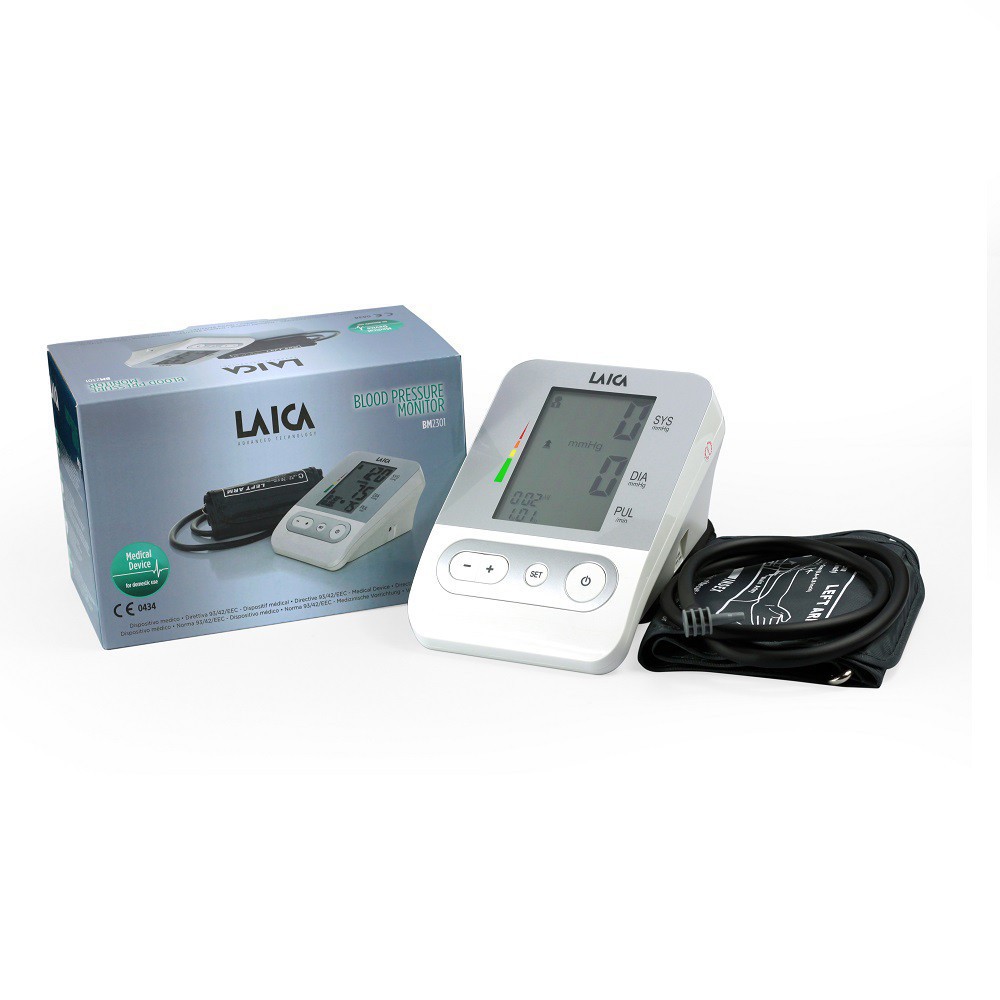 Máy đo huyết áp Laica BM2301 - Máy đo huyết áp bắp tay tự động - Bộ nhớ lưu 120 kết quả Đạt Nguyễn Shops