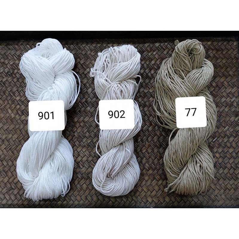 Combo 10 bó Sợi Cotton Thái 2mm (tuỳ chọn màu)