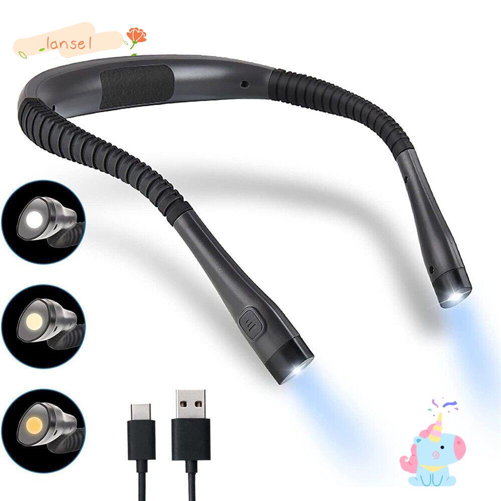 Đèn LED Đeo Cổ Có Thể Sạc Lại Dùng Đọc Sách Khi Cắm Trại