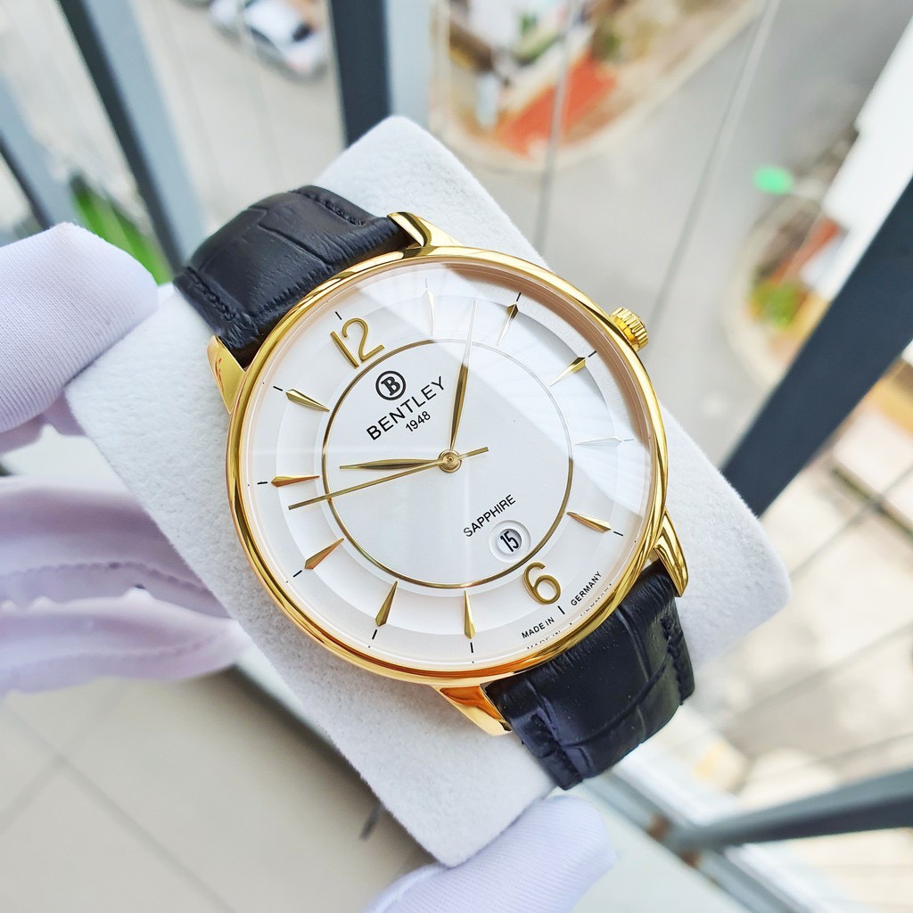 Đồng hồ nam dây da BE3234W mặt kính chống nước chống xước thiết kế lịch lãm 2 màu sang trọng