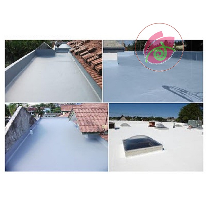 Sơn chống thấm tường, chống thấm sàn, sơn chống thấm màu, sơn chống thấm acrylic - Roof Shield 1kg