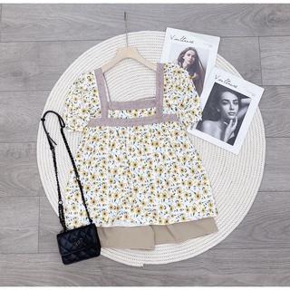 Set Hoa Bèo Vải Đũi Lụa Mềm Mát