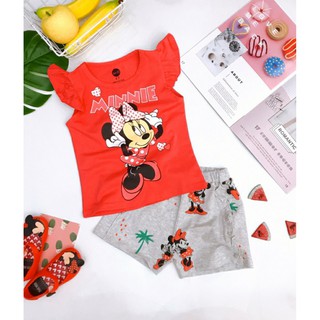 [SIZE NHÍ+ĐẠI] SÉT BỘ THUN MICKEY BÉ GÁI
