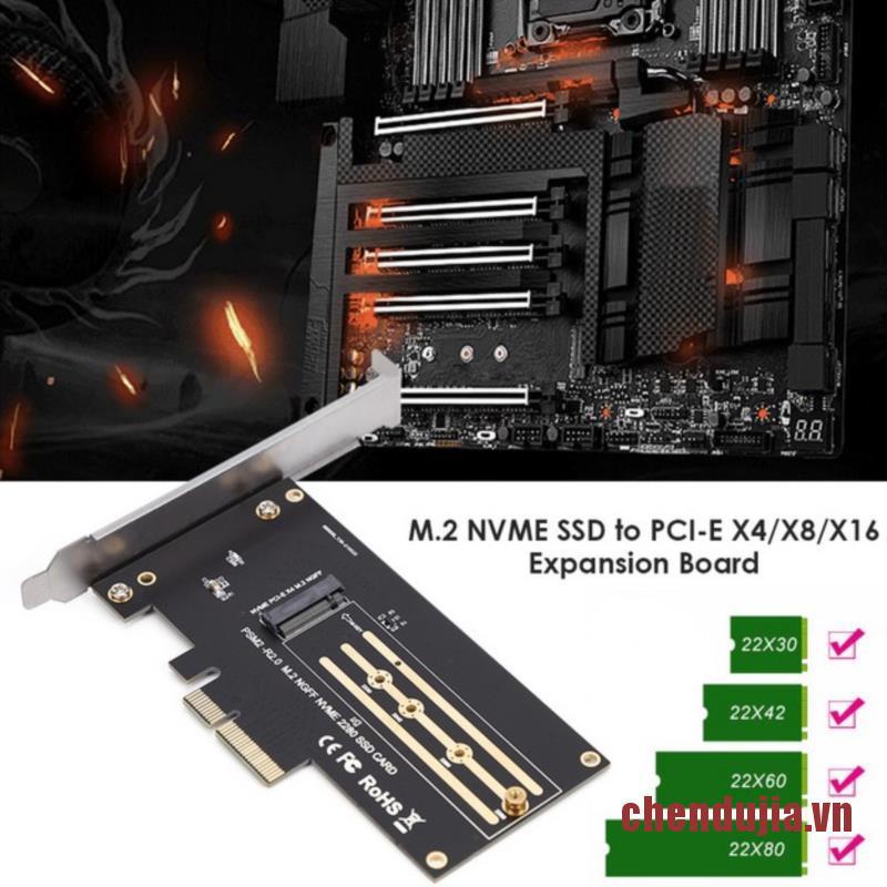 DUJIA Pcie To M2/M.2 Adapter M.2 Ngff To Desktop Pcie X4 X8 X16 Nvme Sata Dual Ssd Pci