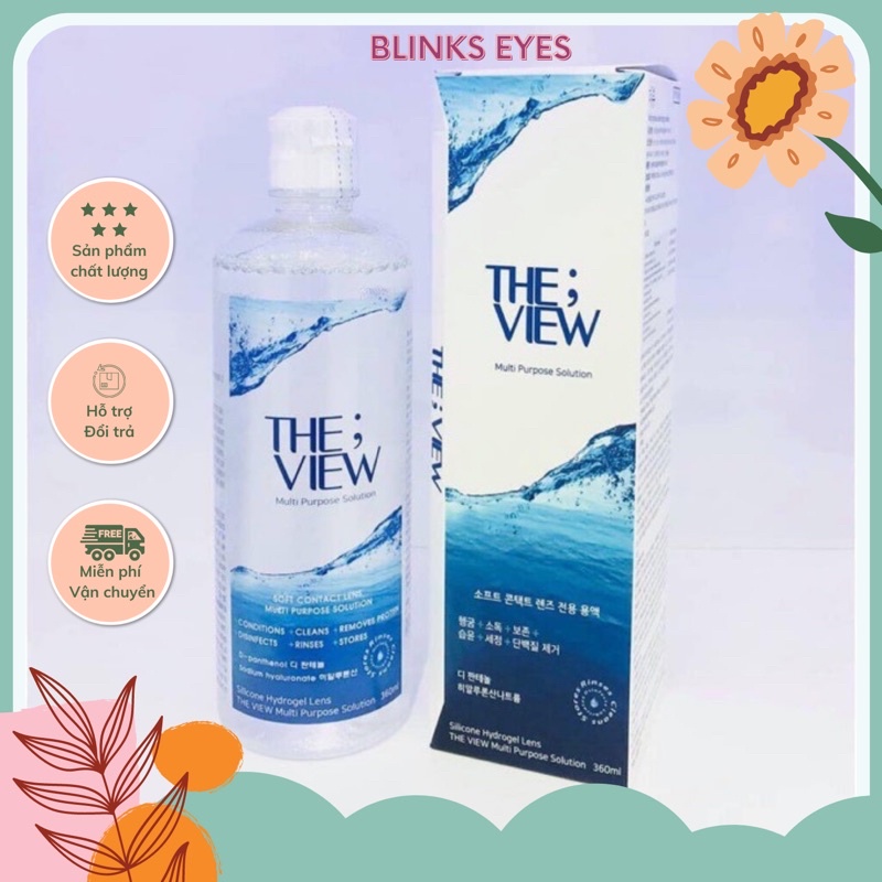 Ngâm the view 360ml - ngâm lens cao cấp hàn quốc