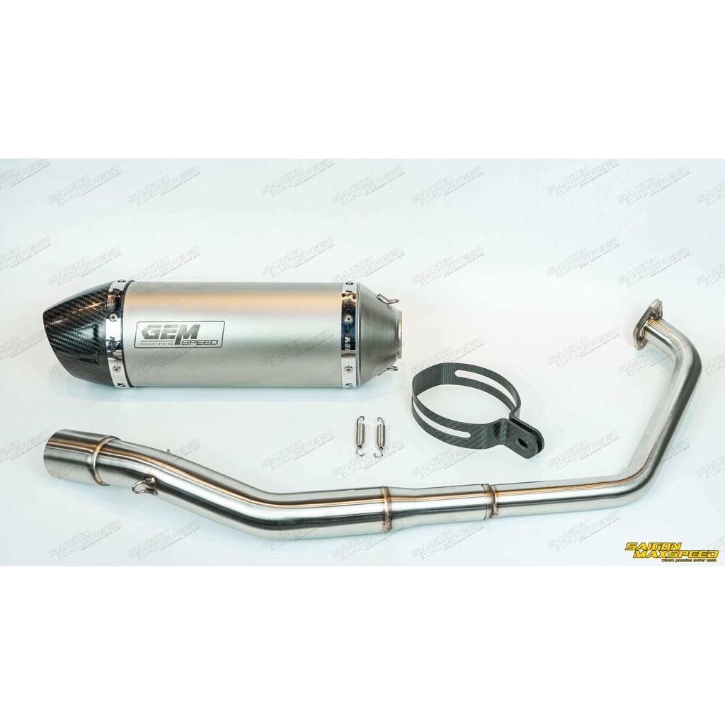 PÔ GEM SPEED EVO SILVER FULL SYSTEM MT15 / XSR 155 / R15 V3 / V-IXON R150