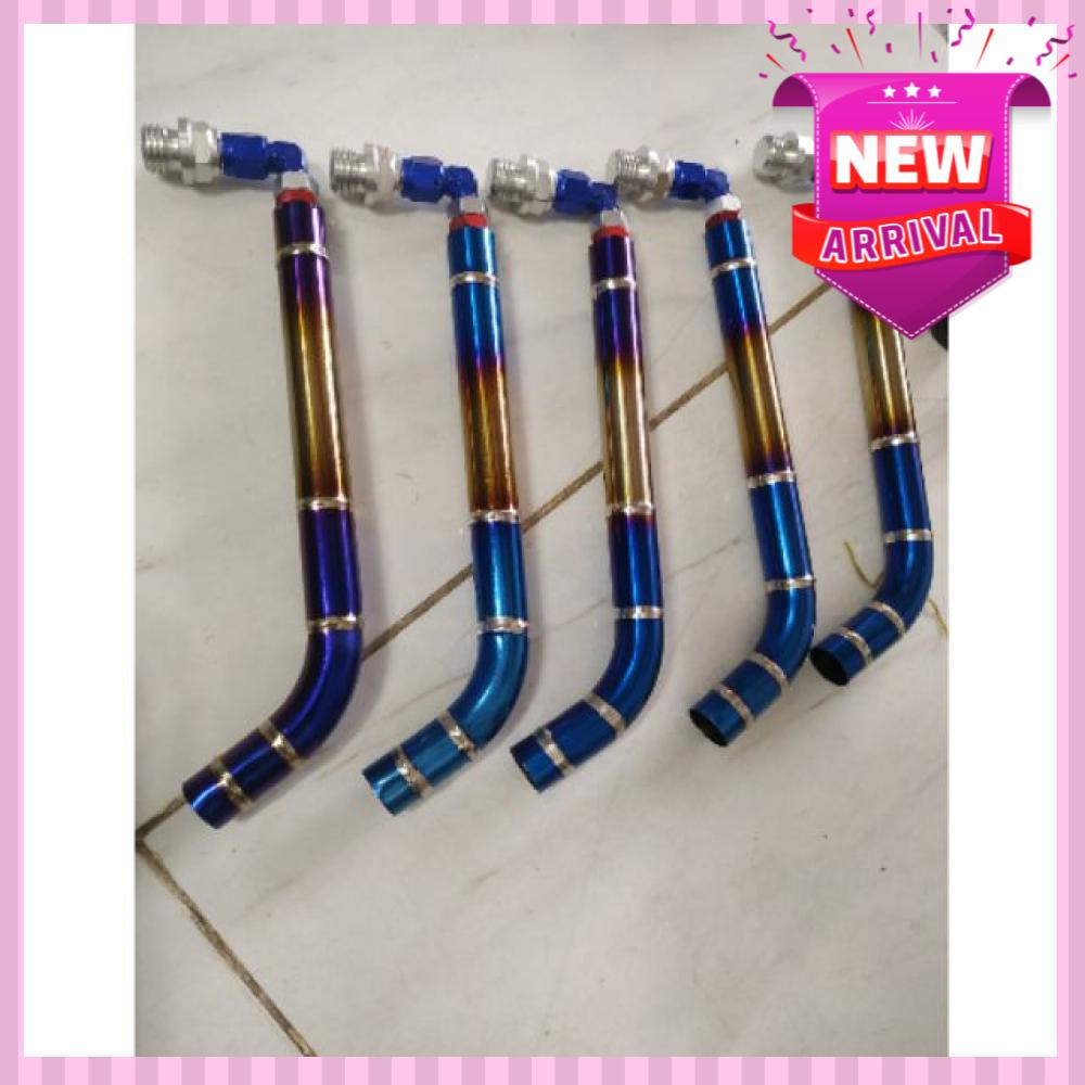 Ống hơi titan trang trí kiểng các dòng xe số kiểu Thái