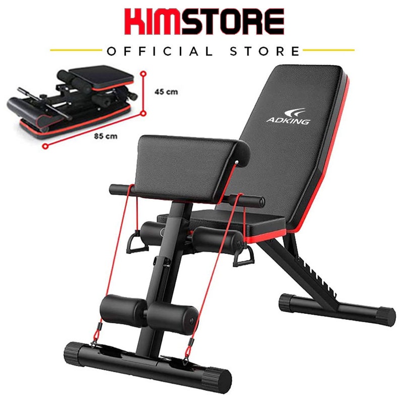 Ghế tập tạ đa năng Adking AD-189 giúp tập tạ, tập cơ bụng, tập gym, tập thể dục tại nhà hiệu quả