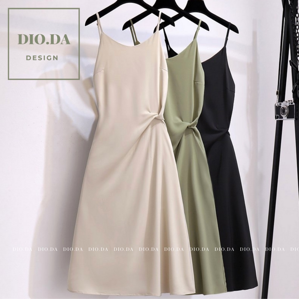 [CÁCH ĐIỆU] Váy Lụa Xoắn Eo - Dioda | BigBuy360 - bigbuy360.vn