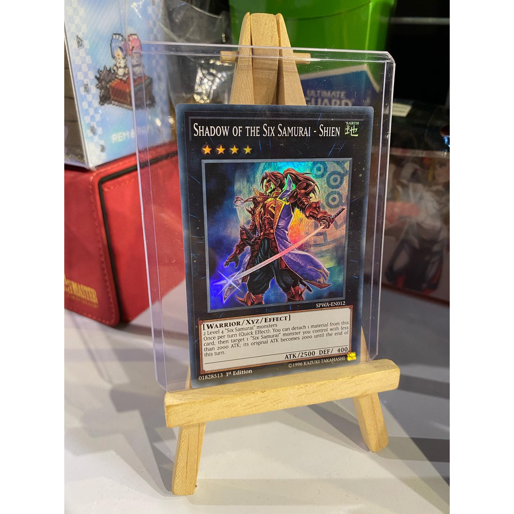 Lá bài thẻ bài Yugioh Shadow Of The Six Samurai Shien – Super Rare - Tặng bọc bài nhựa bảo quản