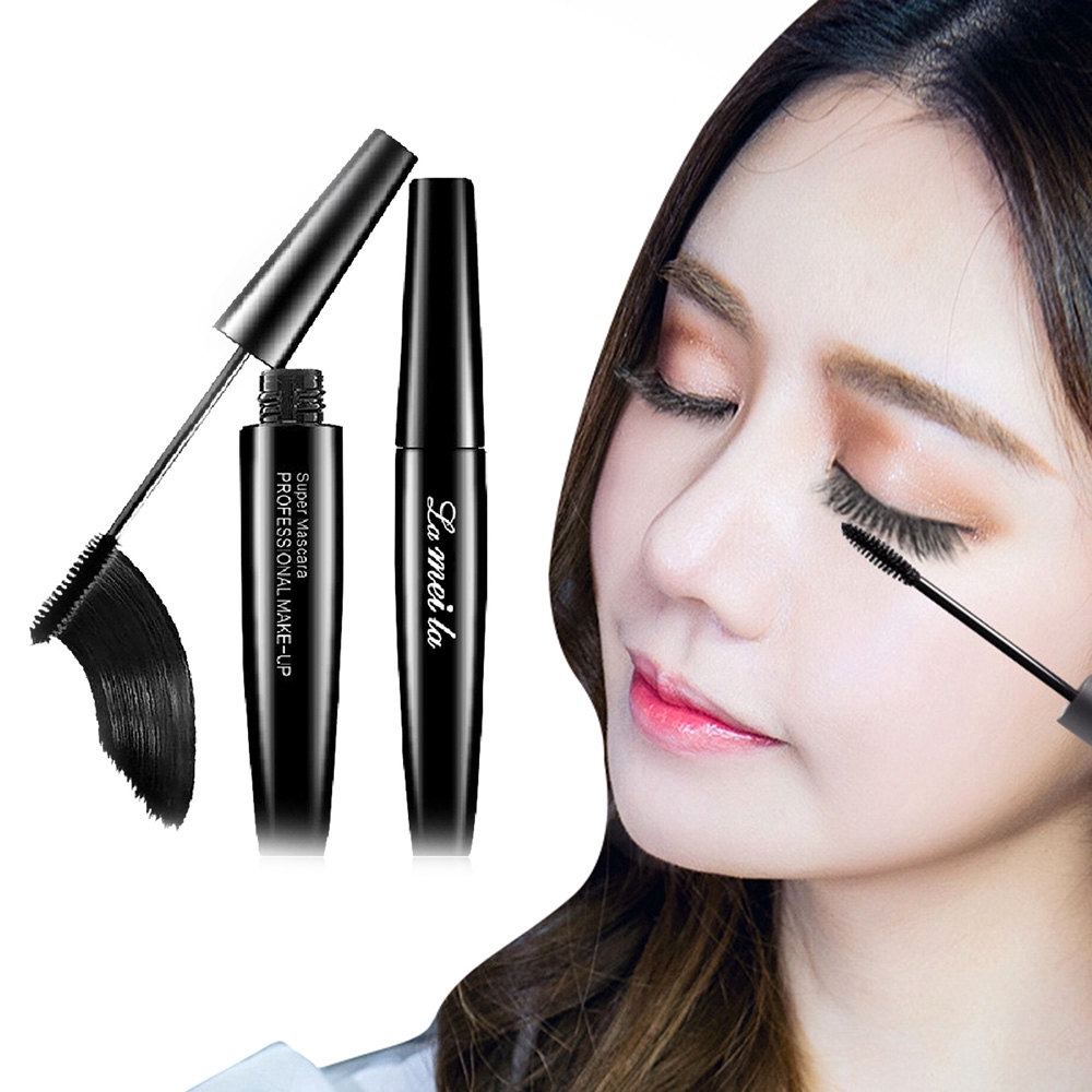 [Hàng mới về] Mascara màu đen chống thấm nước với đầu cọ silicon chuốt mi cong vút và dài hơn | BigBuy360 - bigbuy360.vn