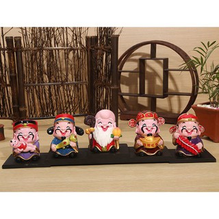 Bộ 5 tượng thần tài- phúc- lộc- thọ ..