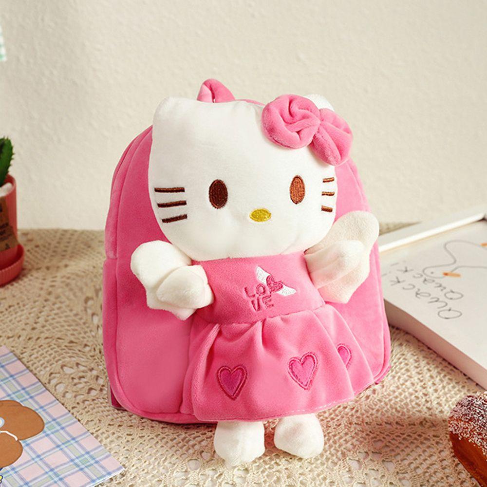 Ba lô MMULCK trang trí Hello Kitty nhồi bông mềm mại sức chứa lớn đáng yêu dành cho bé