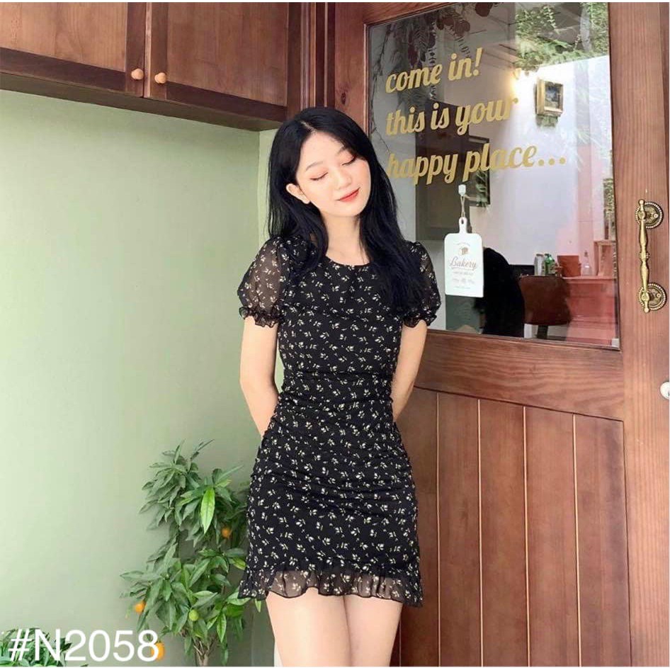 [ ẢNH THẬT TRẢI SÀN ] ĐẦM VOAN ÔM HỌA TIẾT HOA XINH TƯƠI KÈM LÓT DẦY DẶN - COCO DRESS | BigBuy360 - bigbuy360.vn