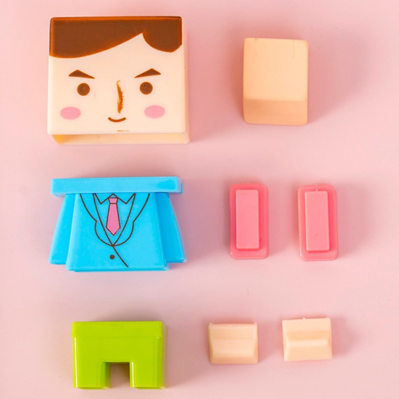 Gọt Bút Chì Người Gỗ Danbo - 2 Đầu Gọt - Tặng Kèm 1 Gôm Tẩy