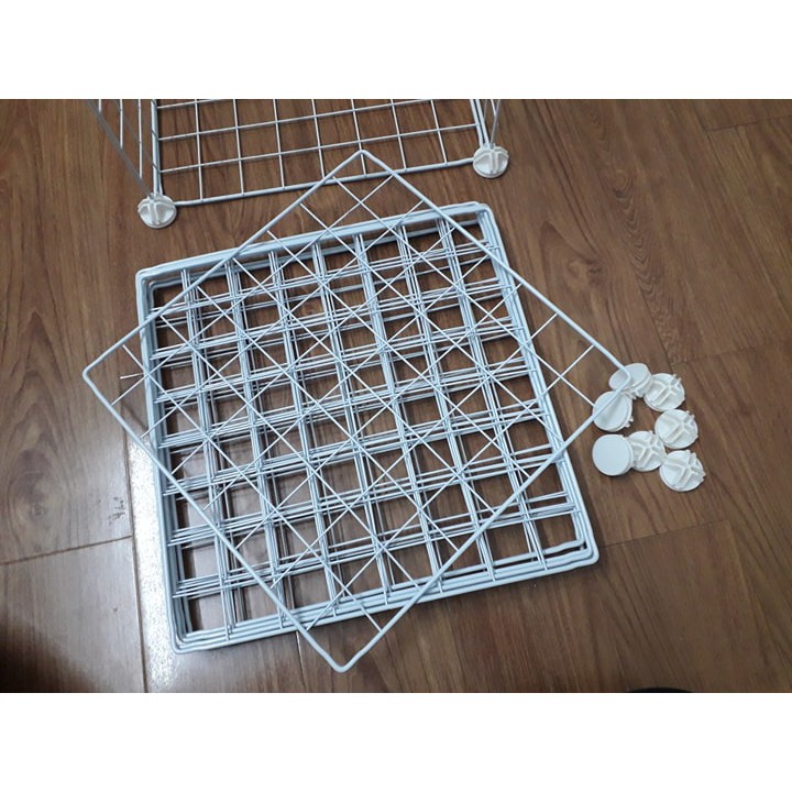 GIÁ SỈ TẤM LƯỚI SẮT LÀM KỆ, TỦ, DECOR, CHUỒNG THÚ CƯNG MÀU ĐEN, TRẮNG KT 35X5CM