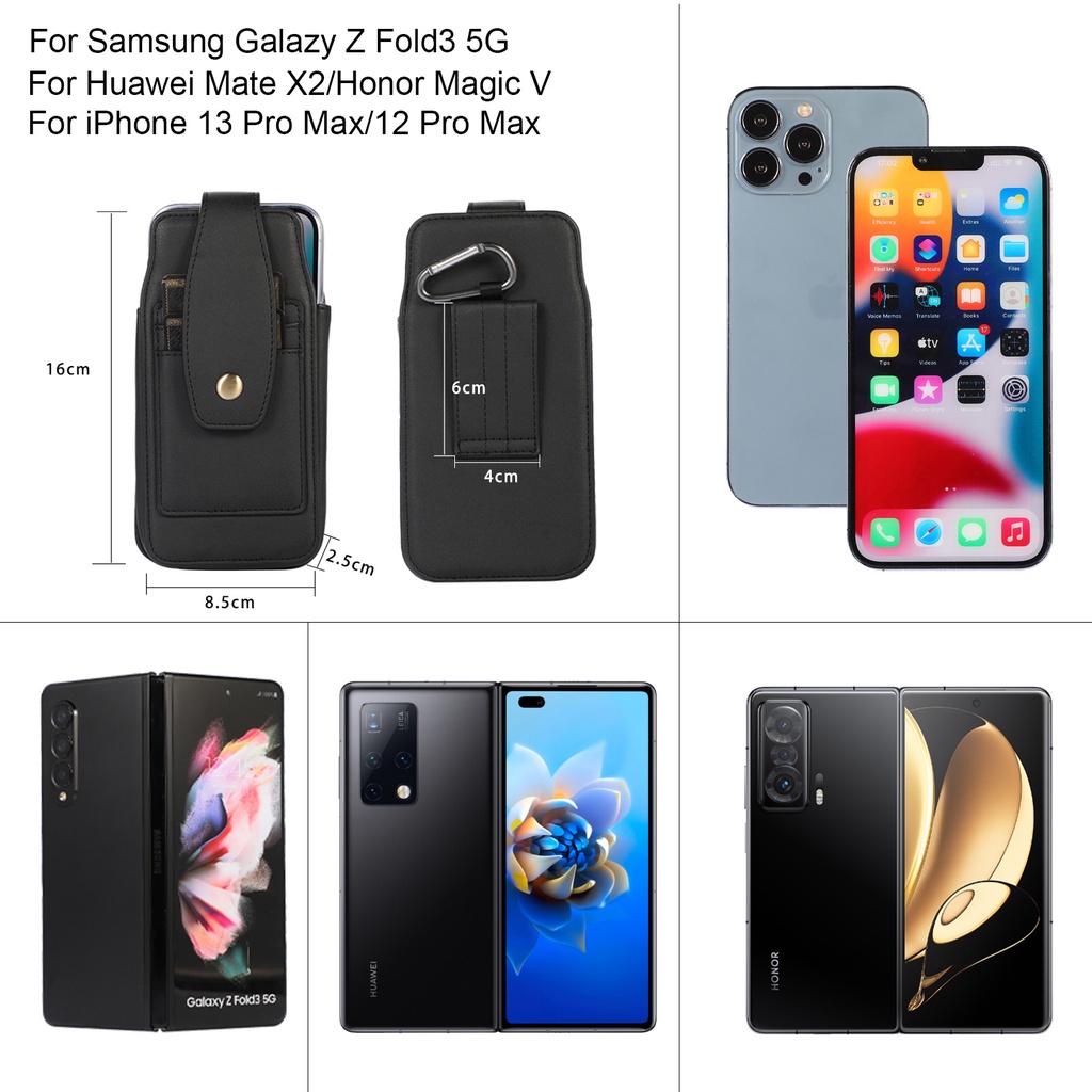 Túi Đeo Hông Đựng Điện Thoại Samsung Galxy Z Fold3 5G 13 Pro Max