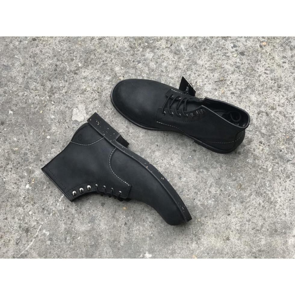 nam3 Giày cao cổ nam da bò Beckman Boots Black nam3