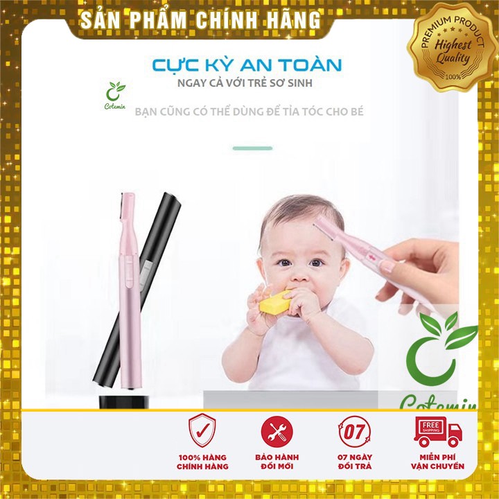 [HÀNG CHÍNH HÃNG_FREESHIP] Máy tỉa chân mày mini, máy cắt tỉa tóc, lông mày