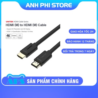 Dây cáp hdmi unitek ultra 4k 1m5 - 3m - 5m