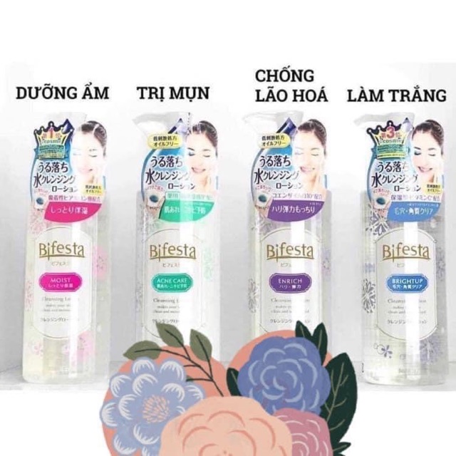 Tẩy trang Bifesta Nhật Bản