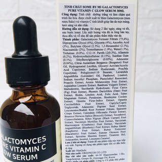 Tinh chất dưỡng trắng da Some By Mi Galactomyces Pure Vitamin C Glow Serum 30ml Hàn Quốc | BigBuy360 - bigbuy360.vn
