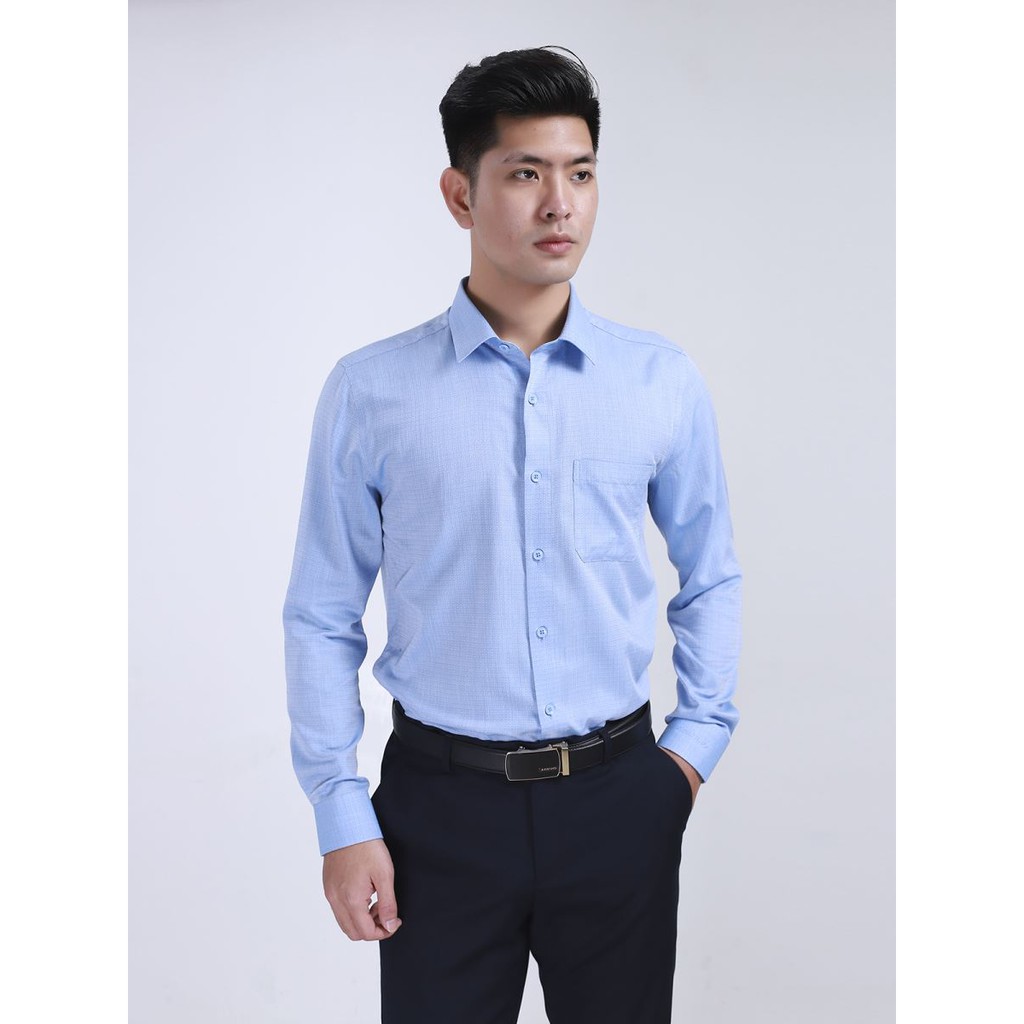 Áo sơ mi nam dài tay ARISTINO- sợi sồi- reguler -