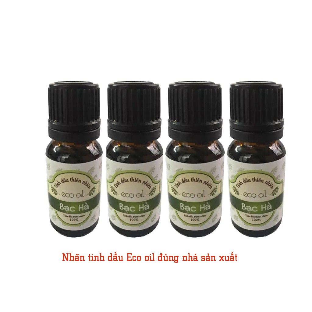 Combo 4 chai tinh dầu Eco oil 10ml cùng loại