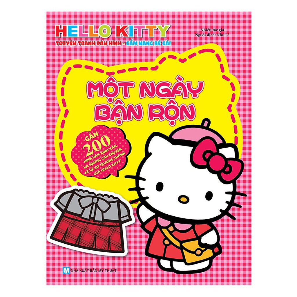 Sách - Hello Kitty - Một Ngày Bận Rộn (Dán Hình)